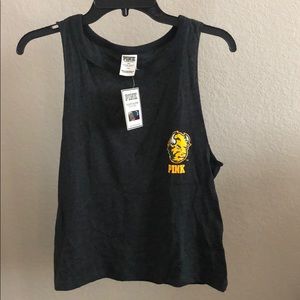 NDSU VS Pink crop top